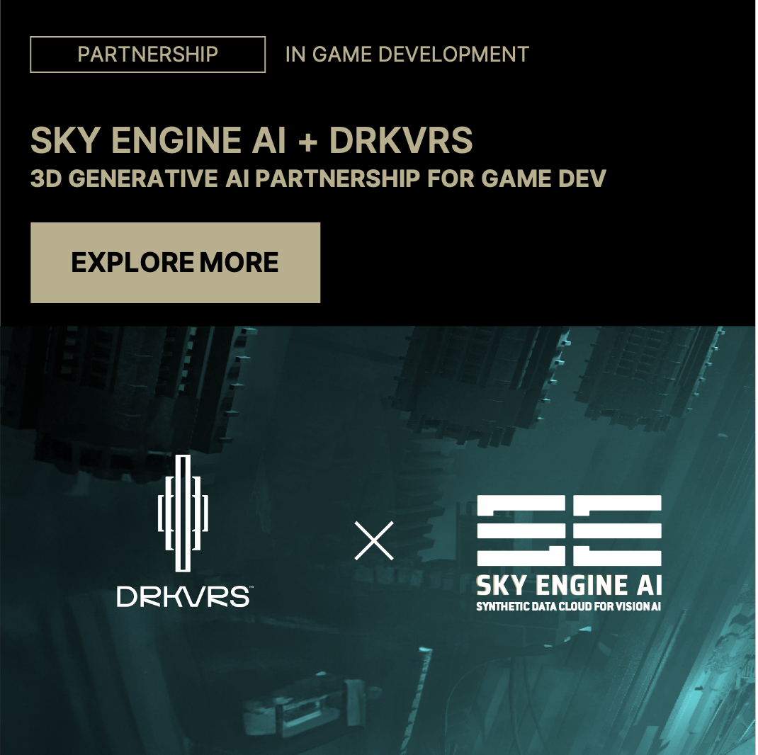 SKY ENGINE AI announces partnership with DRKVRS for 3D Generative AI in games development